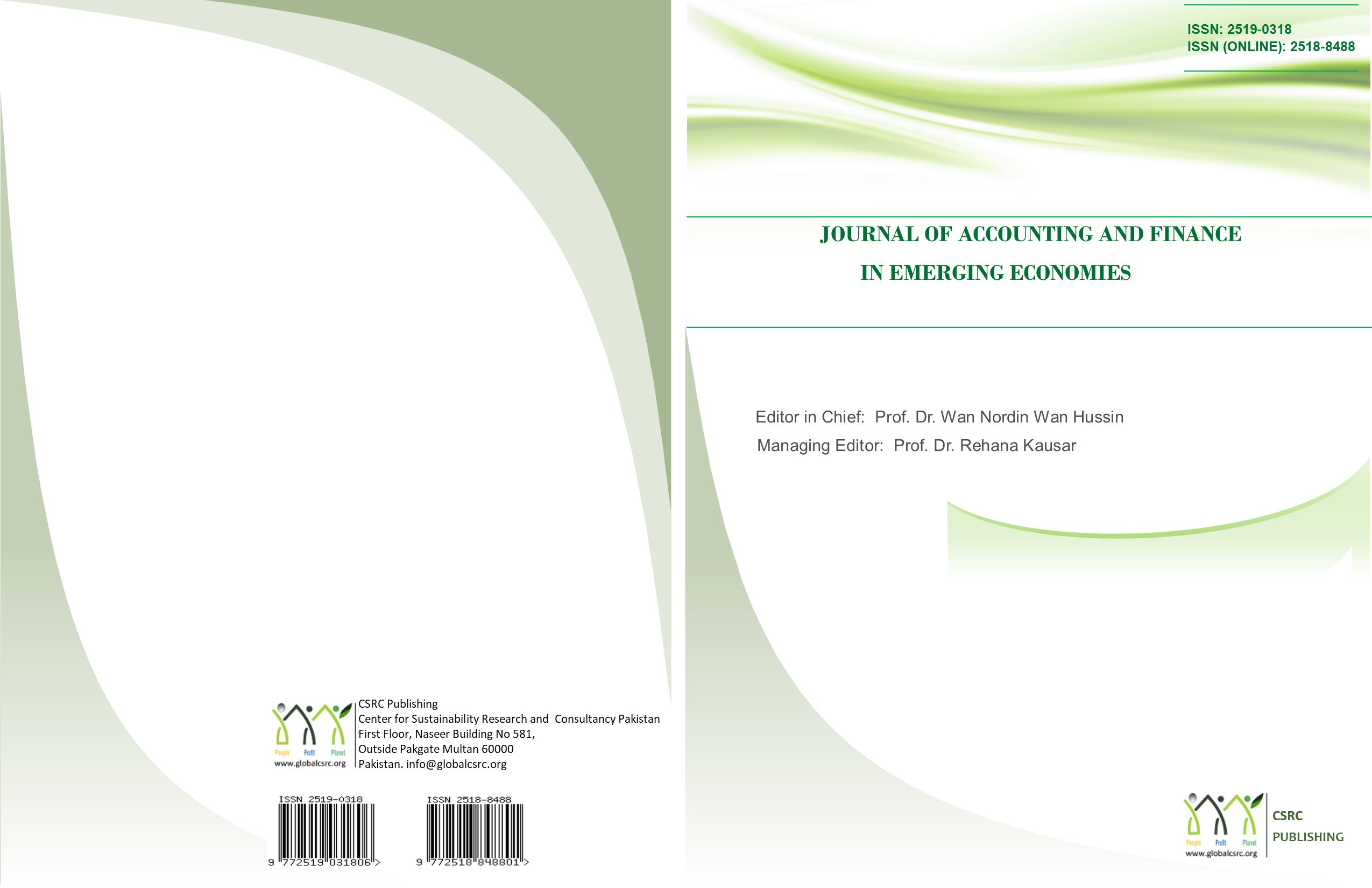 Journal of Accounting and Finance in Emerging Economies